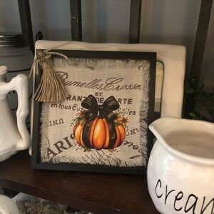 SALE🎃French Country pumpkin print🎃